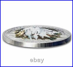 2021 $25 Cook Islands 7 Summits Elbrus Pure Silver Coin