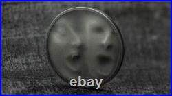 2021 $5 Cook Islands TRAP ATTACK Antique Finish 1 Oz Silver Coin
