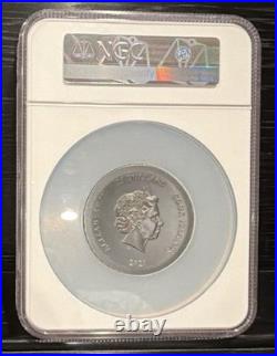 2021 5oz Cook Islands $25 Athena's Owl Ultra High Relief MS70 Only 555 Minted
