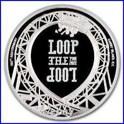 2021 COOK ISLANDS LOOP The LOOP High Relief 1oz SILVER PROOF COIN PCGS PR70 FDI