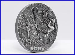 2021 CRONUS Titans 3 Oz Silver Coin $20 Cook Islands