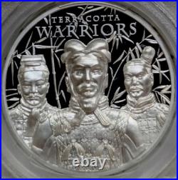 2021 Cook Is. TERRACOTTA WARRIORS Silver PCGS PR70 FDI? FLAWLESS QUALITY