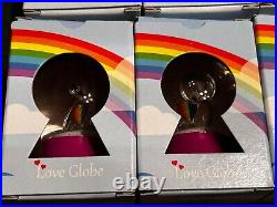 2021 Cook Island Love Hot Air Balloon Snow Globe 1/10 oz Silver Coin X10