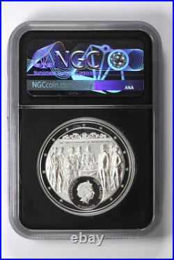 2021 Cook Islands $10 George Washington Silver Coin Proof NGC PF70 UCAM