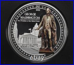 2021 Cook Islands $10 George Washington Silver Coin Proof NGC PF70 UCAM