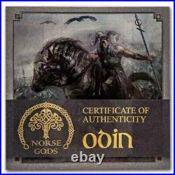 2021 Cook Islands $1 Norse Gods Odin 2oz Silver