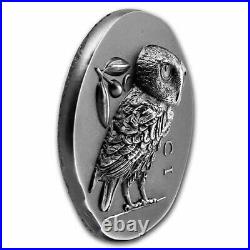 2021 Cook Islands 1 oz Silver Antique Athena's Owl SKU#233555