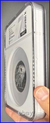 2021 Cook Islands $25 Athena's Owl 5oz. 999 Silver UHR Antiqued NGC MS70 2021 Cook Islands $25 Athena's Owl 5oz. 999 Silver UHR Antiqued NGC MS70