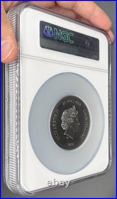 2021 Cook Islands $25 Athena's Owl 5oz. 999 Silver UHR Antiqued NGC MS70 2021 Cook Islands $25 Athena's Owl 5oz. 999 Silver UHR Antiqued NGC MS70