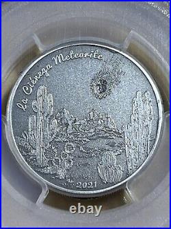 2021 Cook Islands $5 La Cienega Meteorite Coin Graded MS70 by PCGS Low Mintage