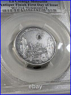 2021 Cook Islands $5 La Cienega Meteorite Coin Graded MS 70 by PCGS Low Mintage