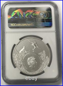 2021 Cook Islands $5 U. S. State Animal Series Florida Panther NGC MS70