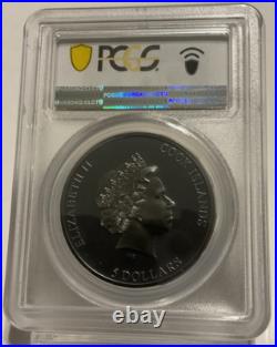 2021 Cook Islands 5 dollars Trap Attack PCGS MS70 Antique High Relief FDOI CIT 2021 Cook Islands 5 dollars Trap Attack PCGS MS70 Antique High Relief FDOI CIT