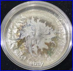 2021 Cook Islands 5oz Silver $25 MT ELBRUS 7 Summits Series UHR Coin