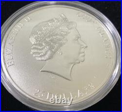2021 Cook Islands 5oz Silver $25 MT ELBRUS 7 Summits Series UHR Coin 2021 Cook Islands 5oz Silver $25 MT ELBRUS 7 Summits Series UHR Coin