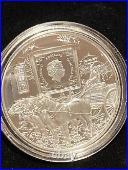 2021 Cook Islands China Terracotta Army 1 Oz Silver Proof Coin Ultra High Relief