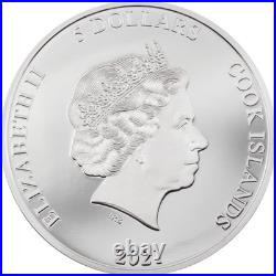 2021 Cook Islands Eclectic Fighting Fish 1oz Silver Coin NGC PF 70 UCAM 2021 Cook Islands Eclectic Fighting Fish 1oz Silver Coin NGC PF 70 UCAM