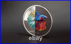 2021 Cook Islands Eclectic Fighting Fish 1oz Silver Coin NGC PF 70 UCAM 2021 Cook Islands Eclectic Fighting Fish 1oz Silver Coin NGC PF 70 UCAM