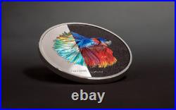 2021 Cook Islands Eclectic Fighting Fish 1oz Silver Coin NGC PF 70 UCAM 2021 Cook Islands Eclectic Fighting Fish 1oz Silver Coin NGC PF 70 UCAM