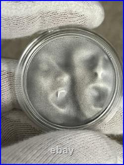 2021 Cook Islands Trap Attack 1 oz Silver Antiqued Coin High Relief