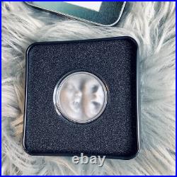 2021 Cook Islands Trap Attack 1 oz Silver Antiqued Coin High Relief
