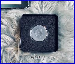 2021 Cook Islands Trap Attack 1 oz Silver Antiqued Coin High Relief