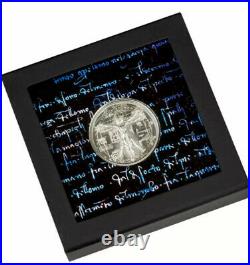 2021 Cook Islands VITRUVIAN MAN 1 Oz Silver Coin 5$