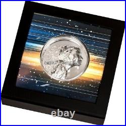 2021 Silver Burst 3 oz proof silver coin Cook Islands