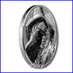 2022 $10 Cook Islands 2oz Silver Raven Witch Eye of Magic Coin Rare 2022 $10 Cook Islands 2oz Silver Raven Witch Eye of Magic Coin Rare