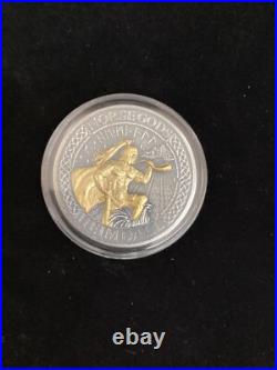 2022 1 Dollar Cook Islands Norse Gods 2 oz. Coin 2022 1 Dollar Cook Islands Norse Gods 2 oz. Coin