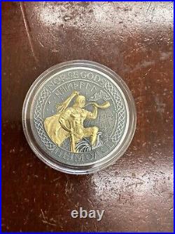 2022 1 Dollar Cook Islands Norse Gods 2 oz. Coin 2022 1 Dollar Cook Islands Norse Gods 2 oz. Coin