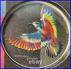 2022 1 Oz 999 Fine Silver CIT Cook Islands Eclectic Nature- Roller High Relief