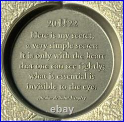 2022 1 Oz 999 Fine Silver CIT Cook Islands Secret Heart Antiqued High Relief