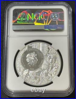 2022 1 Oz. 999 Silver Cook Islands Rhode Island Harbor Seal State Animals MS 70