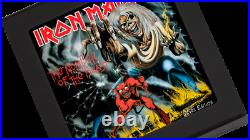 2022 1oz 999 Silver Coin IRON MAIDEN Number of the Beast $5 Cook Islands