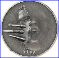 2022 1oz Silver Coin, Trapped, Cook Islands