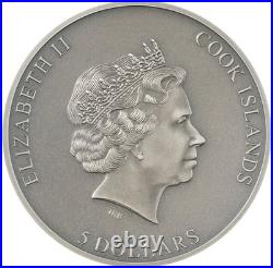 2022 1oz Silver Coin, Trapped, Cook Islands