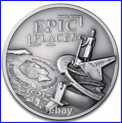 2022 $20 The Legend of El Dorado The Mythical City of Gold 3 oz Silver Coin