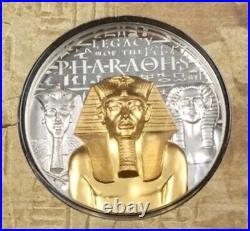 2022 3oz Silver Cook Islands Pharaohs, Only 101 PCGS PR70 Graded Worldwide # IHT