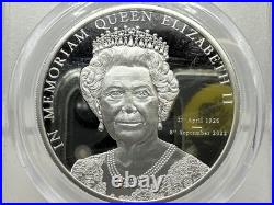 2022 $5 Cook Islands 1oz In Memoriam SIGNED LABEL PCGS PR70DCAM FDOI CB7-100