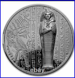 2022 Cook Island $5 X -RAY MUMMY SILVER PCGS PF 70 HIGH RELIEF FDOI LOW POP