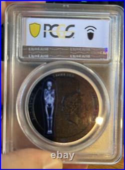 2022 Cook Island $5 X -RAY MUMMY SILVER PCGS PF 70 HIGH RELIEF FDOI LOW POP