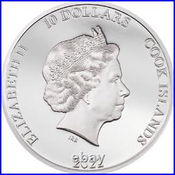 2022 Cook Island Matterhorn 2oz Silver Proof Coin
