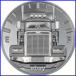 2022 Cook Islands $10 Truck King of the Road 2 oz. 999 Silver High Relief