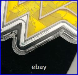 2022 Cook Islands $1 1oz Silver Wonder Woman Shaped Proof Coin #21088