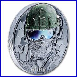 2022 Cook Islands 1 kilo Silver Real Heroes Special Forces SKU#254721