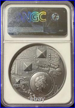 2022 Cook Islands $20 Legacy Of the Pharaohs 3 Oz NGC MS 69 UHR Antiqued Silver 2022 Cook Islands $20 Legacy Of the Pharaohs 3 Oz NGC MS 69 UHR Antiqued Silver