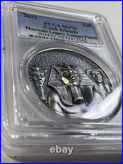 2022 Cook Islands $20 Legacy of the Pharaohs Graded MS 70 by PCGS