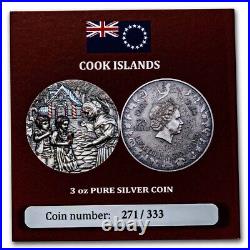 2022 Cook Islands 3 oz Silver Fairy Tales Hansel & Gretel SKU#257816