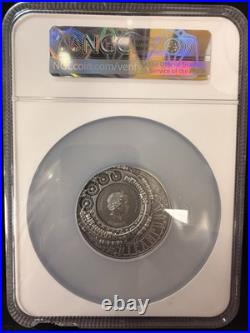 2022 Cook Islands 3oz Silver Steampunk Nautilus MS-70 Antiqued NGC 24k PL